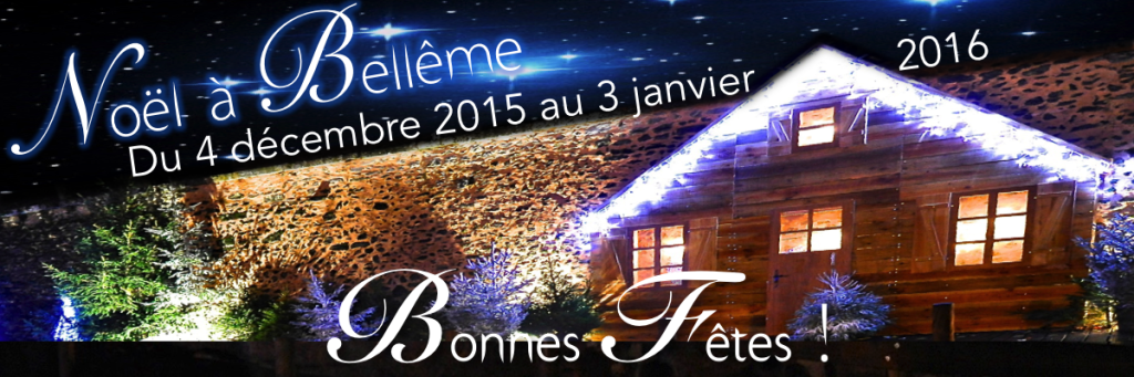 Noël à Bellême A partir du 4 décembre prochain et jusqu’au 3 janvier 2016, la Ville de Bellême fête Noël... En savoir plus