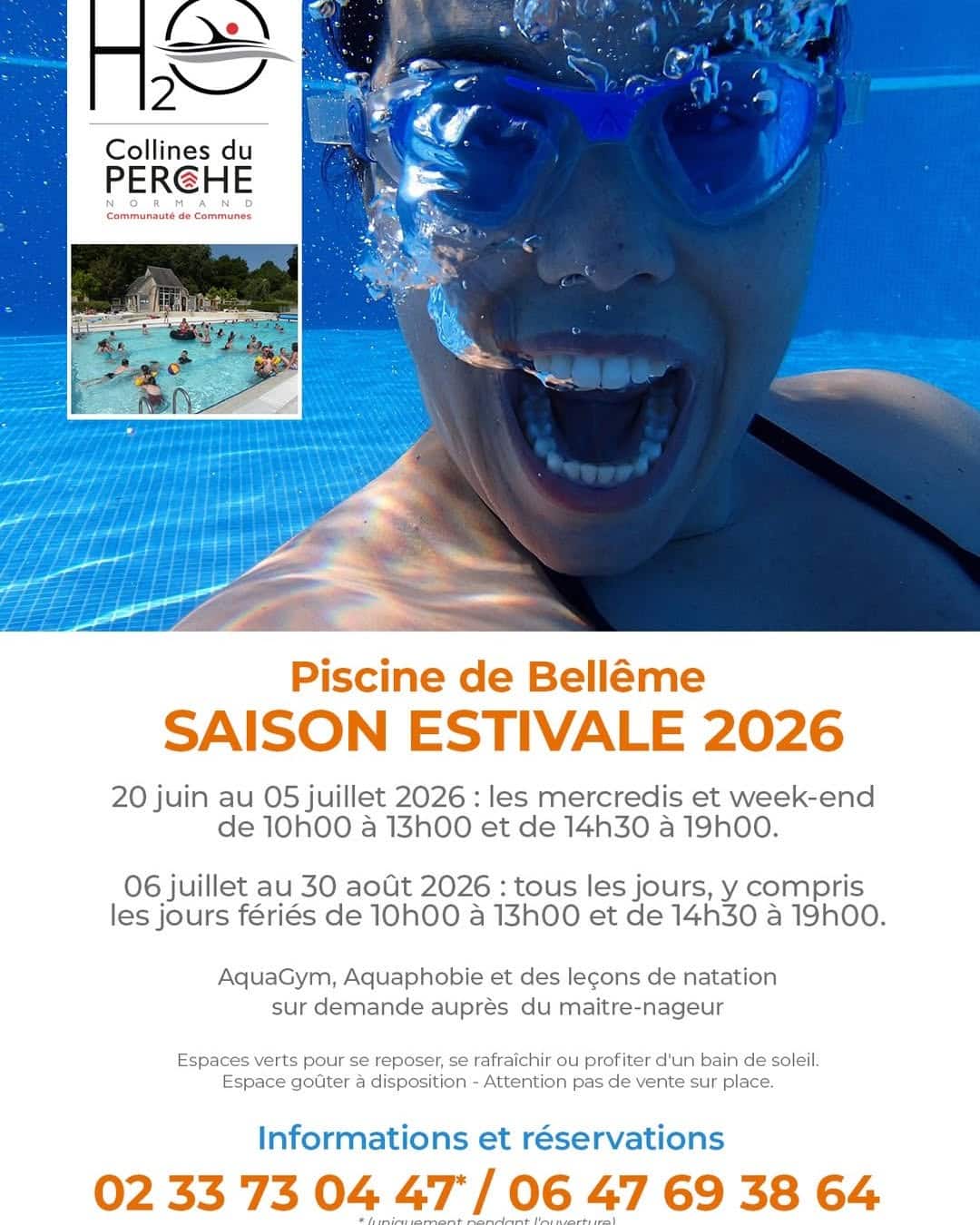 PISCINE - SAISON ESTIVALE